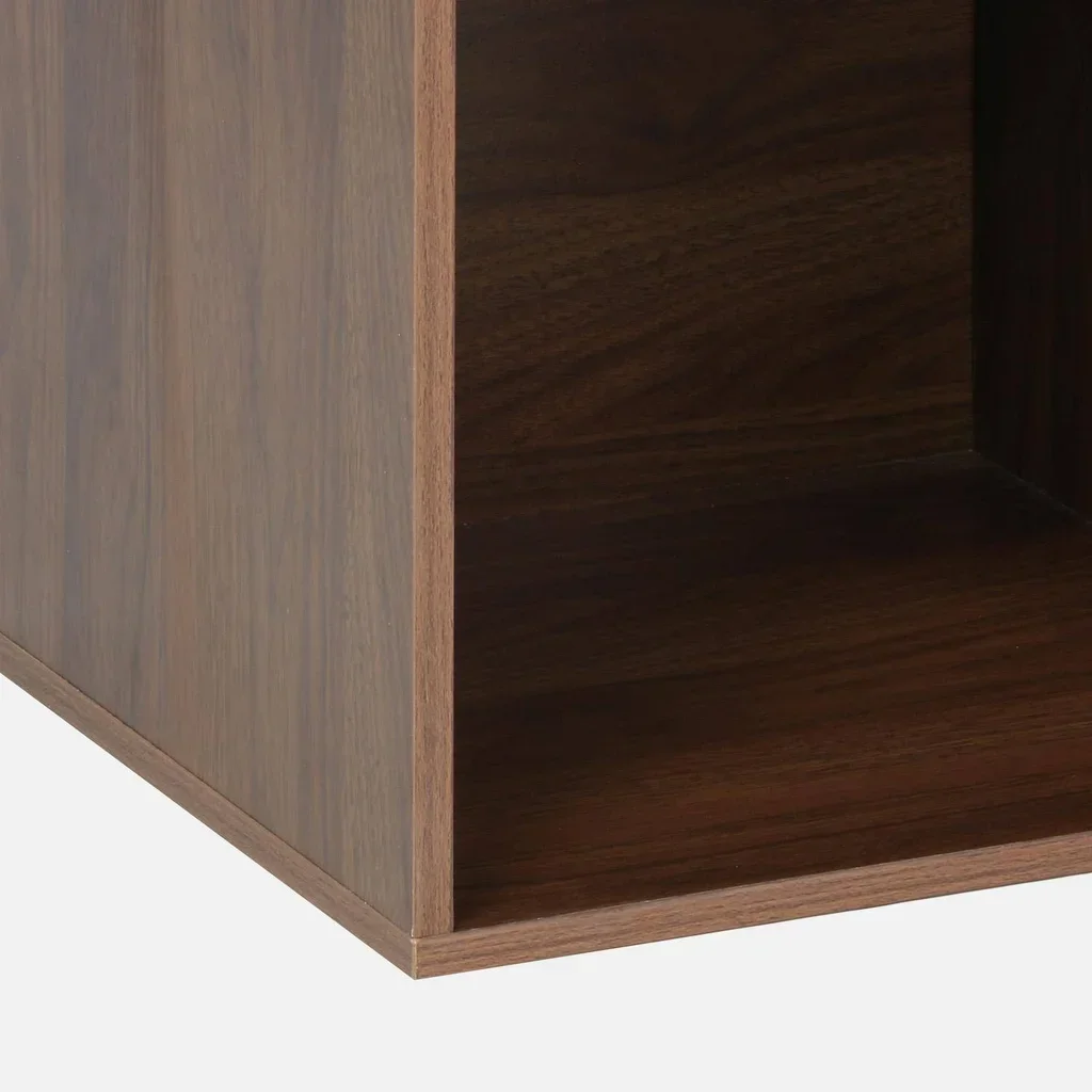 Módulo de arrumação 2 prateleiras madeira Kompo modular branco