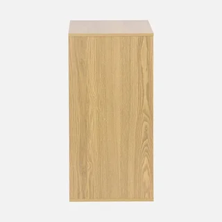 Módulo Armazenamento 2 Prateleiras Madeira Kompo Branco Estante Modular