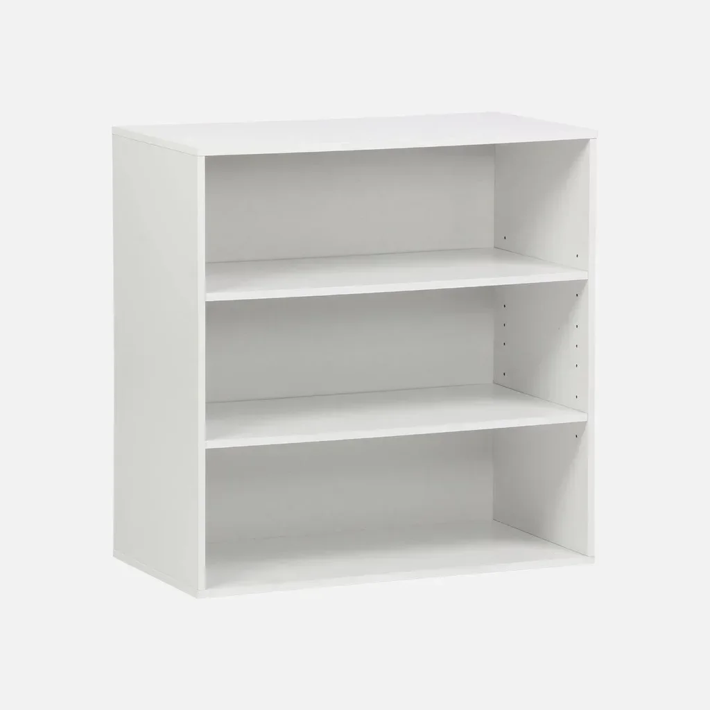 Módulo de arrumação 2 prateleiras madeira Kompo modular branco