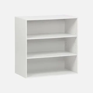 Módulo de arrumação 2 prateleiras madeira Kompo modular branco