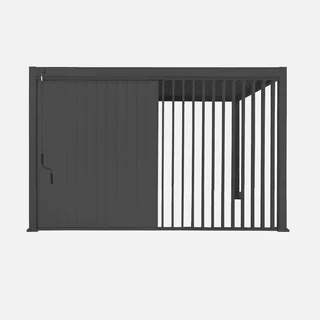 Vertical sunshade panel 4m bioclimatic pergola Triomphe adjustable aluminum slats