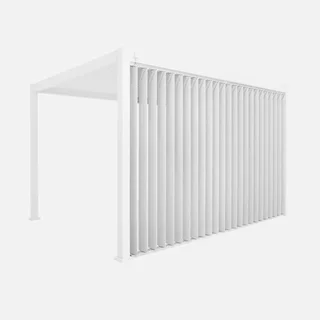 4m Vertical Sun Shade Panel Triomphe Aluminum Pergola Adjustable Louvers