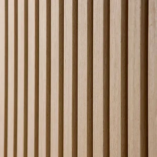 Panneaux acoustiques lattes bois chêne naturel 120x60cm