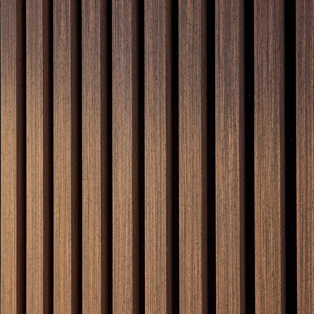 Panneaux acoustiques muraux noyer tasseaux décoratifs 120x60 cm