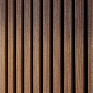 Panneaux acoustiques muraux noyer tasseaux décoratifs 120x60 cm