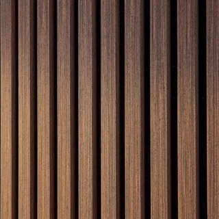 Panneaux acoustiques muraux noyer tasseaux décoratifs 120x60 cm