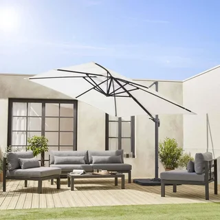 Toile de rechange parasol déporté 3x3m Falgos anti-UV hydrofuge