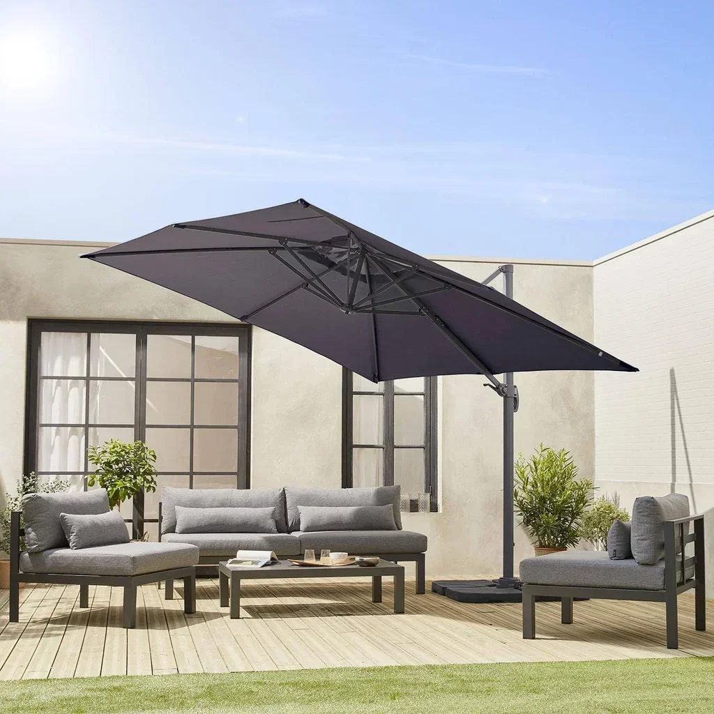Toile de rechange parasol déporté 3x3m Falgos anti-UV hydrofuge