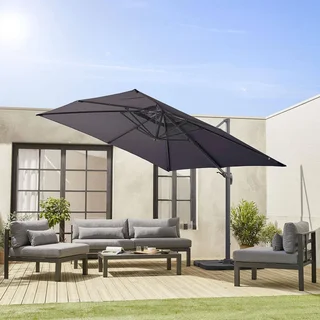 Toile de rechange parasol déporté 3x3m Falgos anti-UV hydrofuge