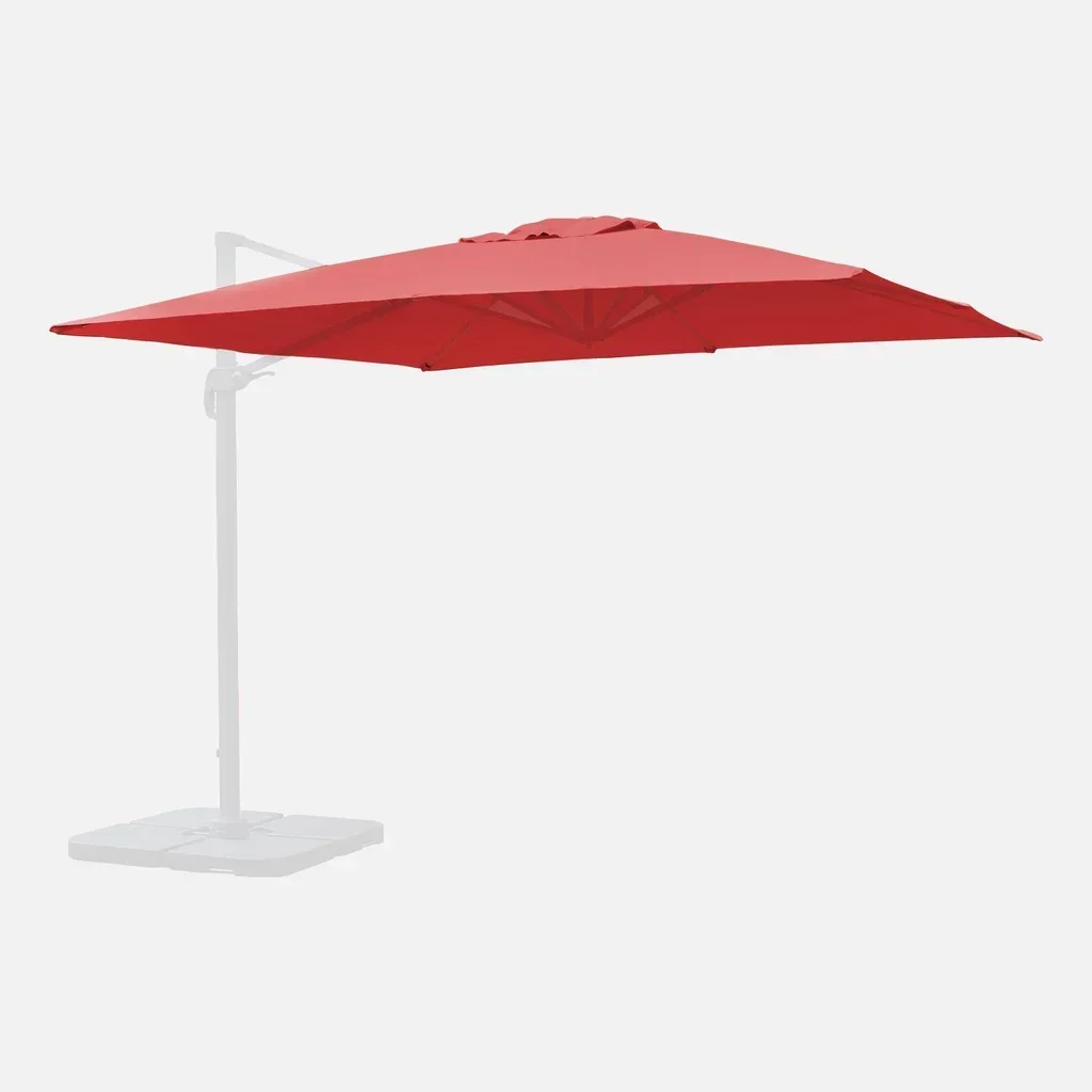 Toile de rechange parasol déporté carré 3x3m Falgos anti-UV hydrofuge