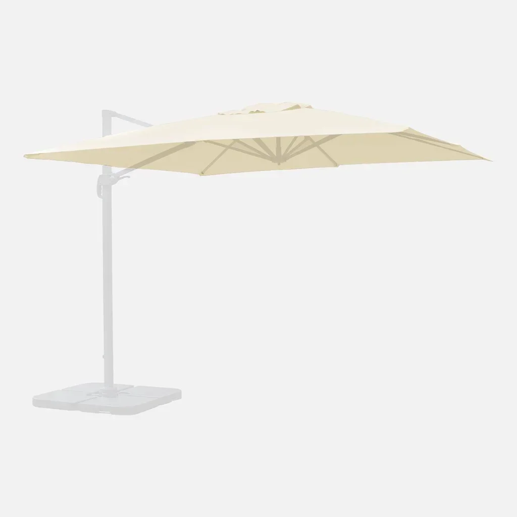 Toile de rechange parasol déporté 3x3m Falgos anti-UV hydrofuge