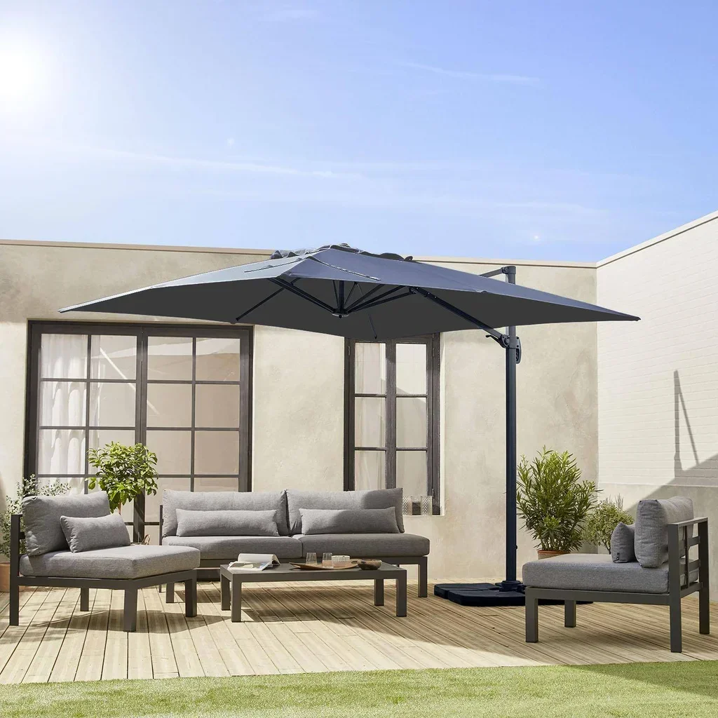 Toile de rechange parasol déporté 3x3m Falgos anti-UV hydrofuge