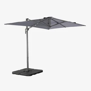 Cantilever Parasol Rectangular 2x3m with 4 Weighted Base Plates 50x50cm