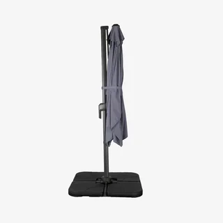 Cantilever Parasol Rectangular 2x3m with 4 Weighted Base Plates 50x50cm