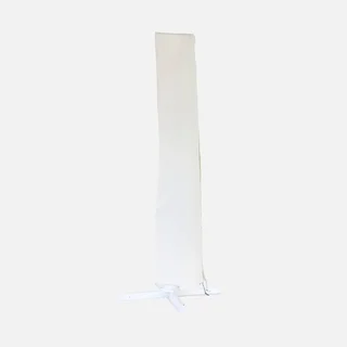 Parasol excentré carré 3x3 m mât aluminium effet bois Falgos