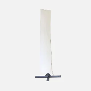 Offset Square Cantilever Parasol 3x3m Falgos Aluminium Duck Blue Tilt