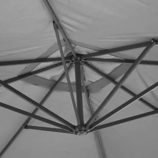 Parasol déporté carré 3x3m Hardelot moderne et chic