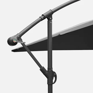 Parasol déporté carré 3x3m Hardelot moderne et chic
