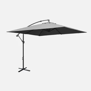 Parasol déporté carré 3x3m Hardelot moderne et chic