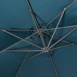 Parasol excentré carré 3x3m Hardelot moderne jardin terrasse