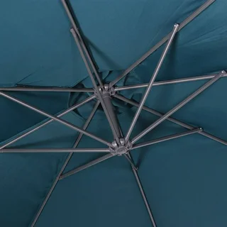 Parasol excentré circulaire Ø300cm Hardelot jardin terrasse