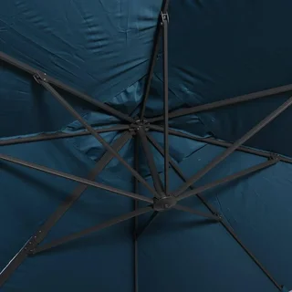 Rectangular offset cantilever umbrella 3x4 m aluminium Wimereux