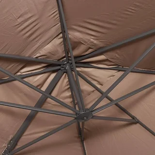 Rectangular Offset Cantilever Parasol 3x4m Aluminium Tiltable UPF30+
