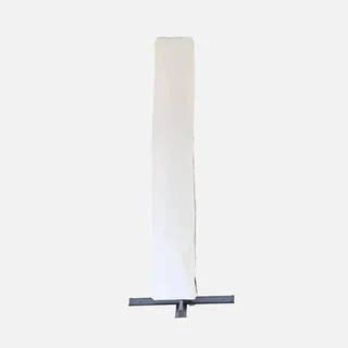 Rectangular offset cantilever umbrella 3x4m aluminum tiltable with crank handle and protective cover
