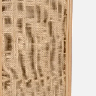 Rattan Woven Folding Room Divider 126.5 cm Vintage Bohemian Privacy Screen