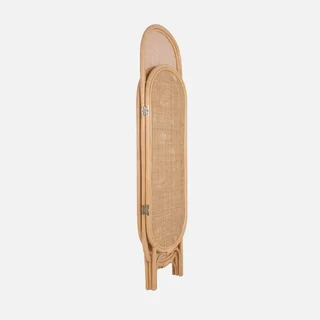 Rattan Woven Folding Room Divider 126.5 cm Vintage Bohemian Privacy Screen