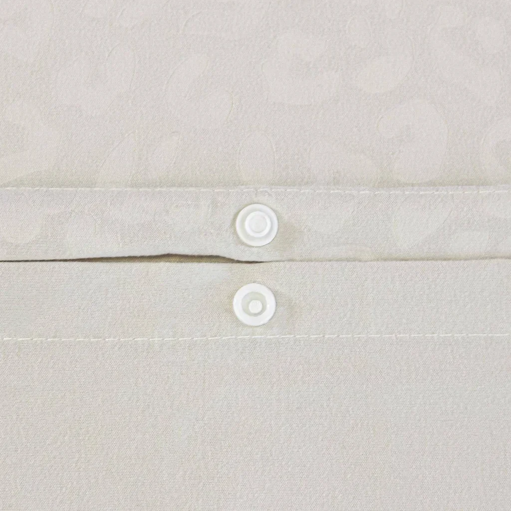 Wendbares Bettwäsche-Set für Doppelbett mit Leopardenmuster Greige Polyester Oeko-Tex zertifiziert