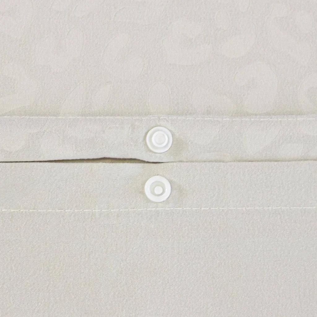 Wendbares Bettwäsche-Set für Doppelbett mit Leopardenmuster Greige Polyester Oeko-Tex zertifiziert