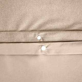 Wendbares 2-Personen Chevron Greige Mikrofaser Bettwäsche Set Oeko-Tex Zertifiziert