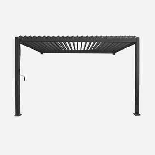 Pergola aluminium adossée 4x3m lames orientables bioclimatique Triomphe