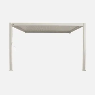 Pergola aluminium adossée 4x3m lames orientables bioclimatique Triomphe