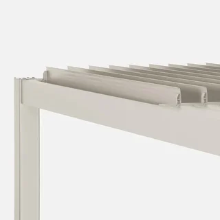 Pergola bioclimatique Palace 3,6x3,6m aluminium lames orientables jardin