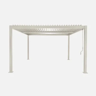 Pergola bioclimatique Palace 3,6x3,6m aluminium lames orientables jardin