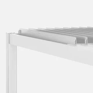Pergola bioclimatique Palace 3,6x3,6m aluminium lames orientables jardin terrasse
