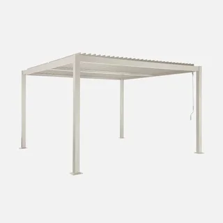 Pergola bioclimatique Palace 3,6x3,6m aluminium lames orientables jardin