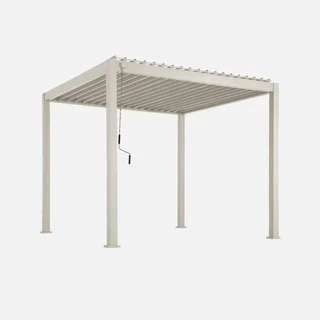 Pérgola bioclimática aluminio 3x3m láminas orientables Triomphe V2 jardín