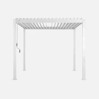 Pérgola bioclimática 3x3m aluminio lamas orientables Triomphe V2 jardín