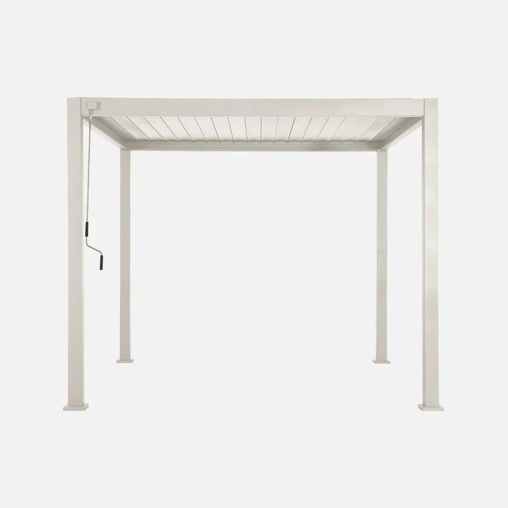 Pérgola bioclimática aluminio 3x3m láminas orientables Triomphe V2 jardín