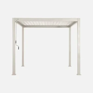 Pérgola bioclimática aluminio 3x3m láminas orientables Triomphe V2 jardín