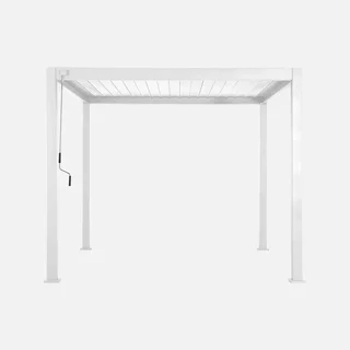 Pérgola bioclimática 3x3m aluminio lamas orientables Triomphe V2 jardín