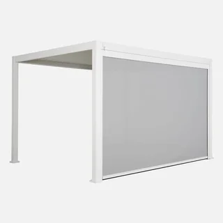 Pérgola bioclimática 4x3m alumínio com toldo - modelo Triomphe