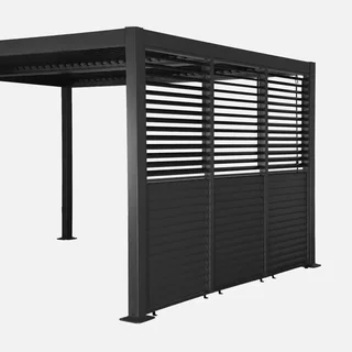 Pergola bioclimatica 4x3m alluminio acciaio lame orientabili Palace