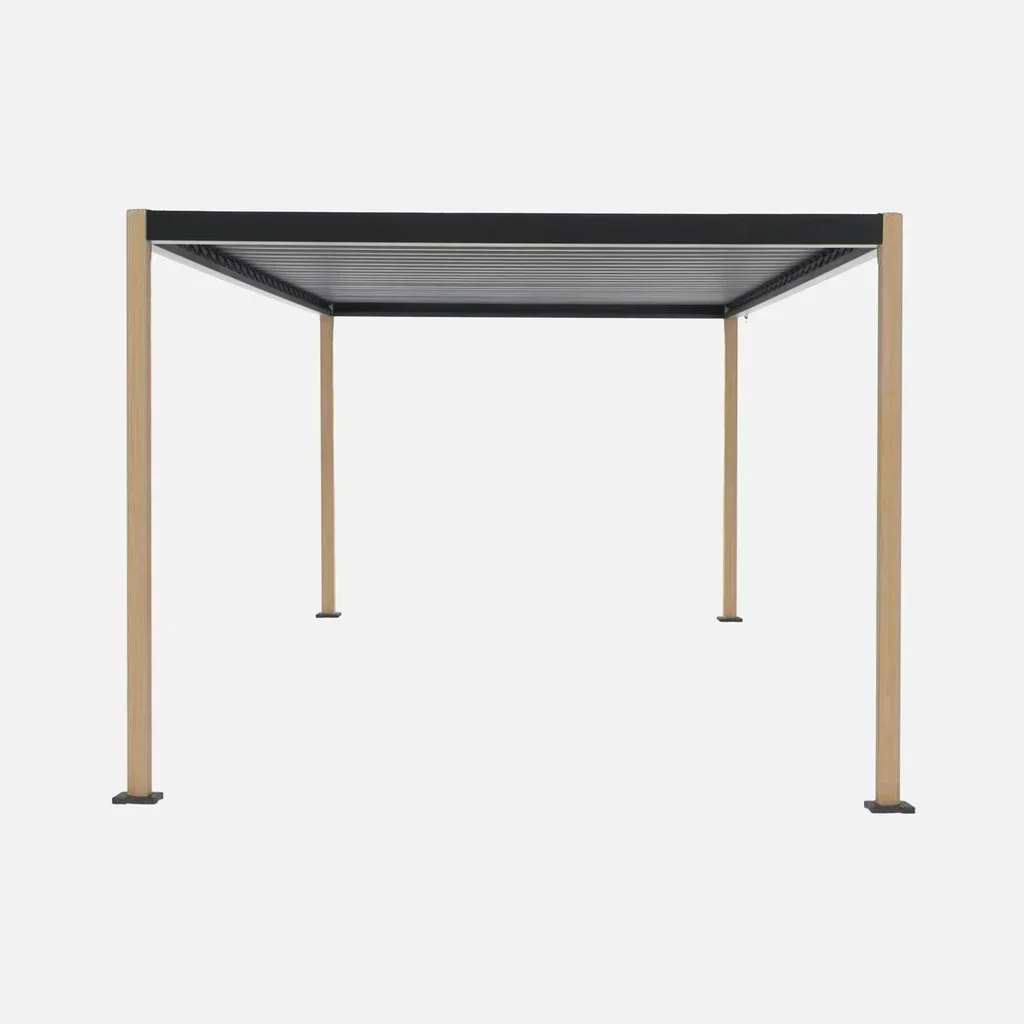 Pergola bioclimatique 4x3m Imperial aluminium lames orientables jardin