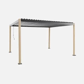 Pergola bioclimatique 4x3m Imperial aluminium lames orientables jardin
