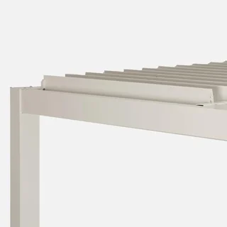 Pergola bioclimatique Palace 4x3m aluminium anthracite lames orientables