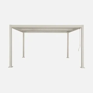 Pergola bioclimatique Palace 4x3m aluminium anthracite lames orientables